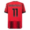 Conjunto (Camiseta+Pantalón Corto) AC Milan Ibrahimovic 11 Primera Equipación 23-24 - Niño